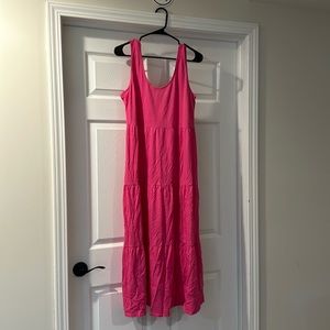J.Crew pink maxi dress
